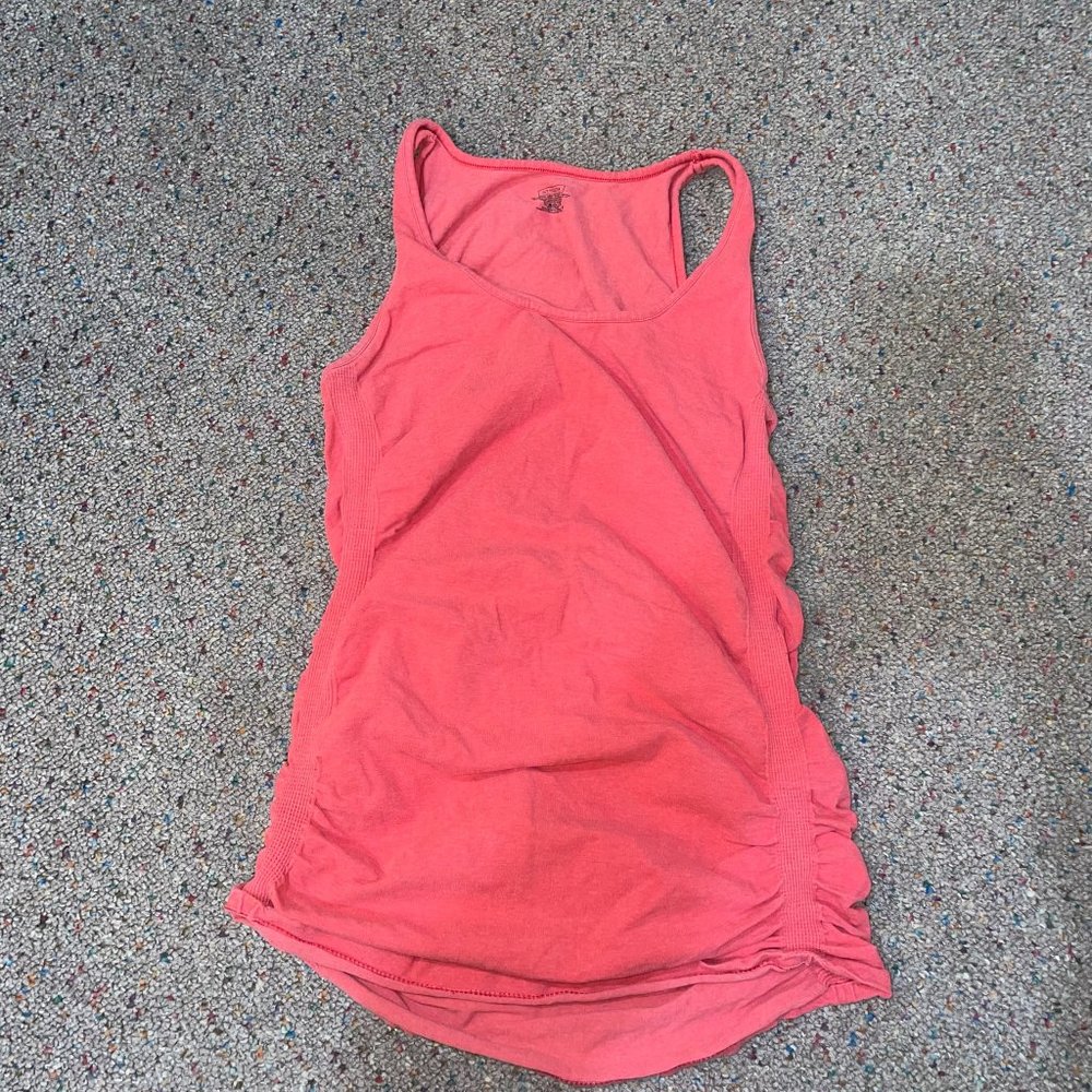 Athleta Red/orange tank top size medium
